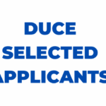 DUCE Selected Applicant List 2025
