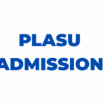 PLASU Online Admission Application 2025-26 List